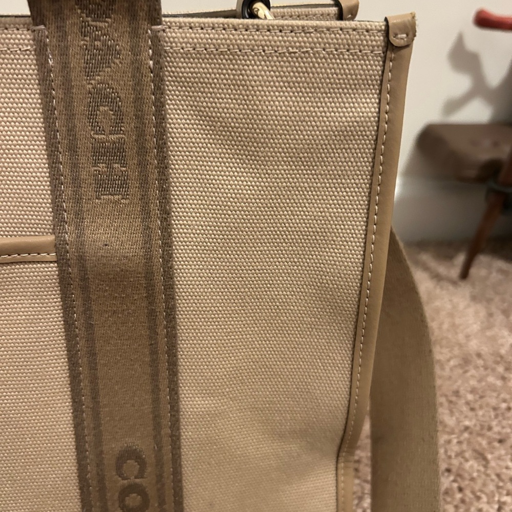 Coach Smith Tote Bag medium Tan Canvas Tote Bag - Picture 4 of 10